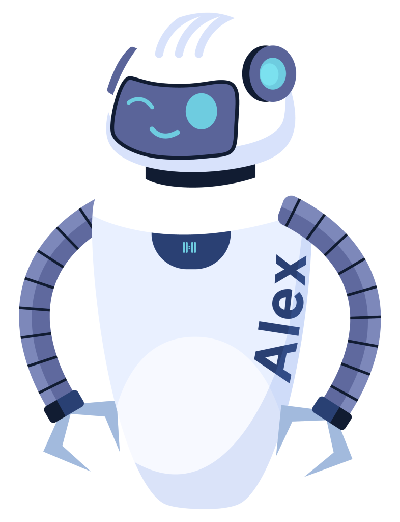 Alex, assistente virtual mais querido pelos nossos clientes. um assistente virtual para simplificar funções importantes para os gestores de condomínios