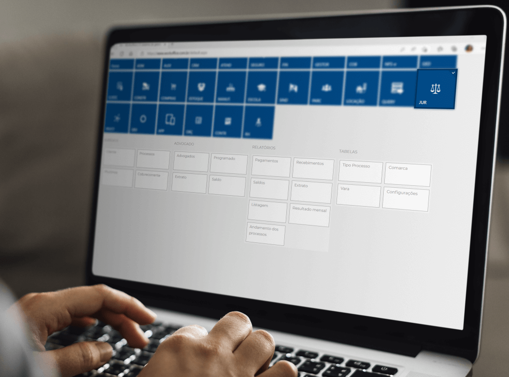 Software seguro e moderno para o escritório jurídico. sistema de gestão de advocacia